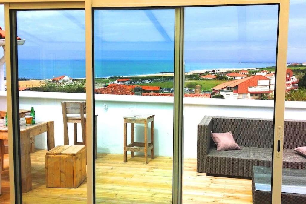 T2 A Anglet Grande Terrasse Vue Mer, Plage A Pied. Bagian luar foto